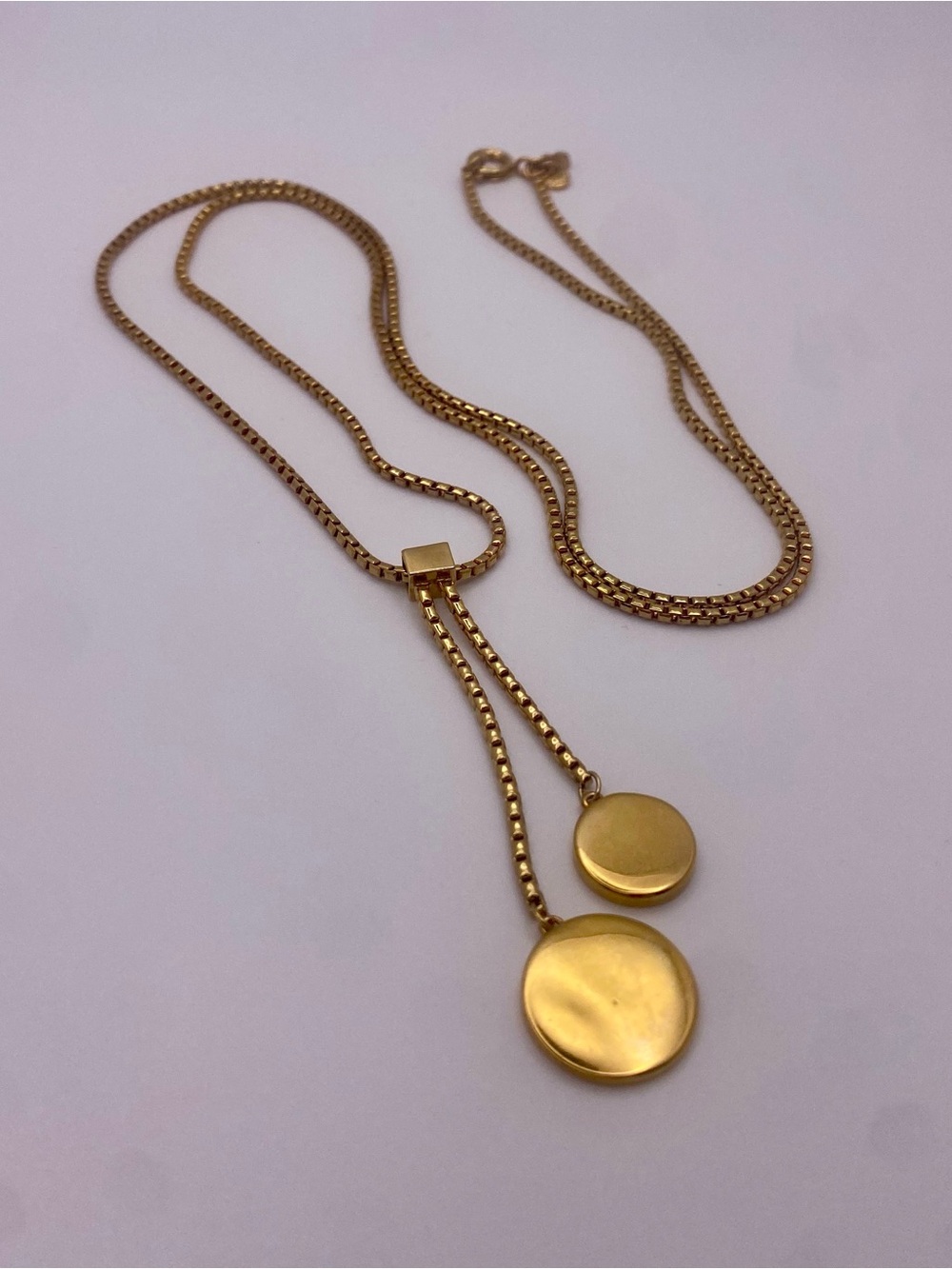 Ann Taylor Gold-Tone Lariat Necklace - 29"